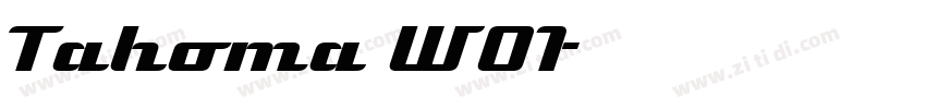 Tahoma W01字体转换